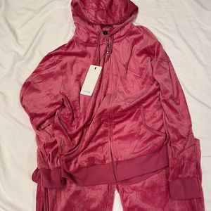Hot pink valour track suit